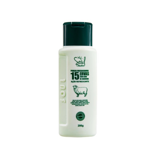 GEL MASSAGEADOR 15 ERVAS 200G SOUL