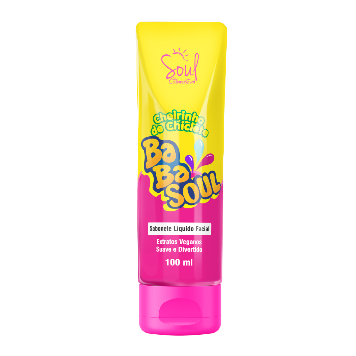 SABONETE LIQUIDO FACIAL BABASOUL TUTTI FRUTTI 100ML SOUL