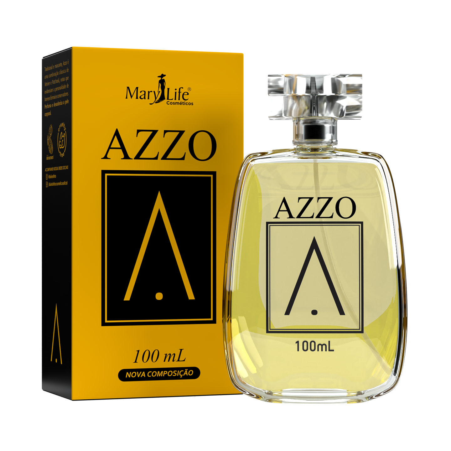 DEO COL. DES. AZZO 100ML MARY LIFE