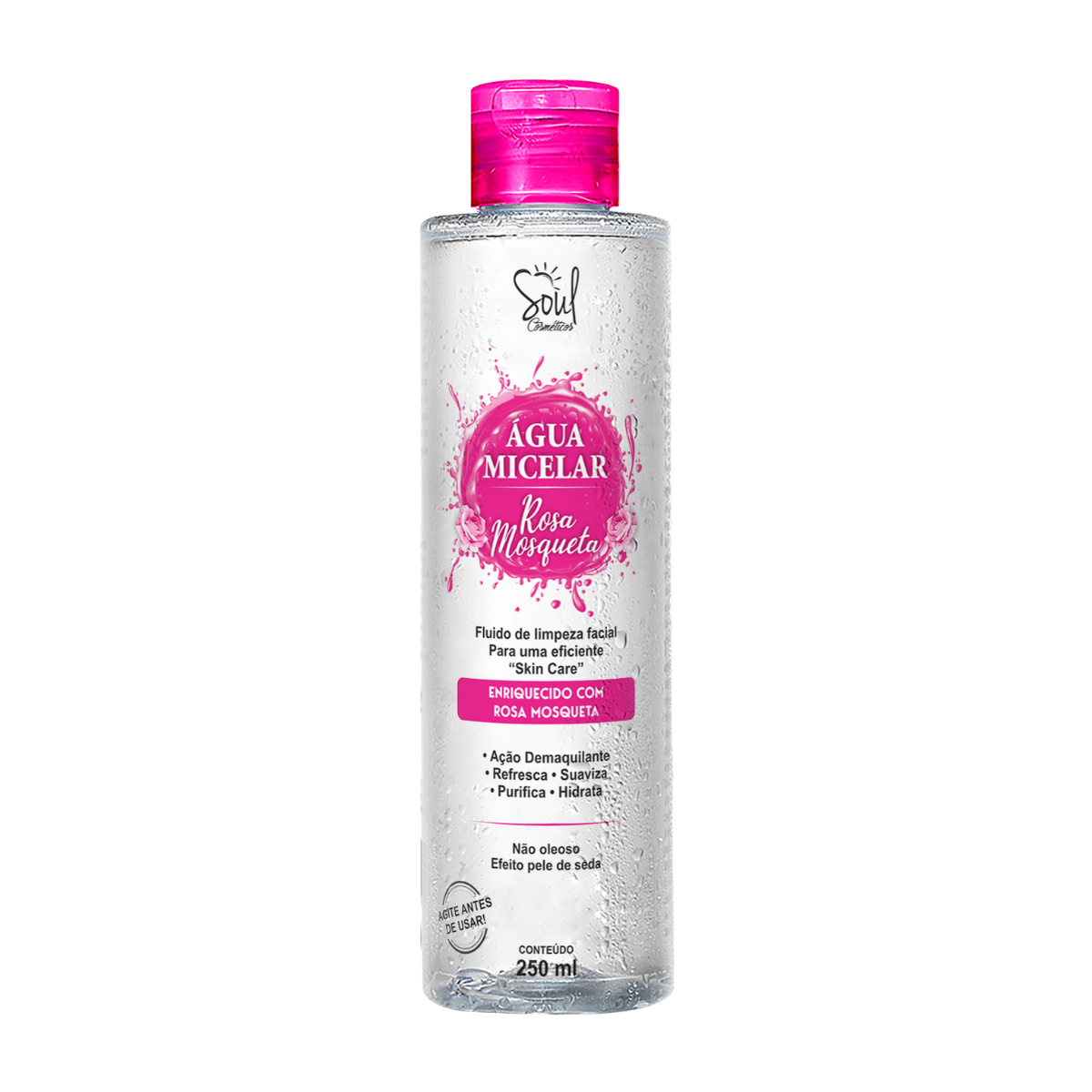 AGUA MICELAR ROSA MOSQUETA 250ML SOUL