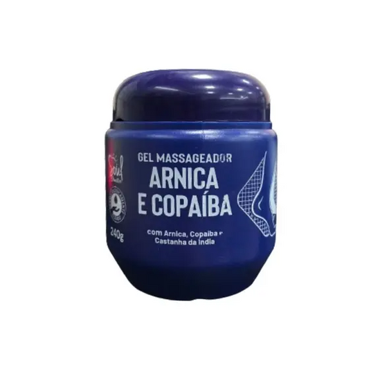 GEL MASSAGEADOR ARNICA E COPAIBA 240G SOUL