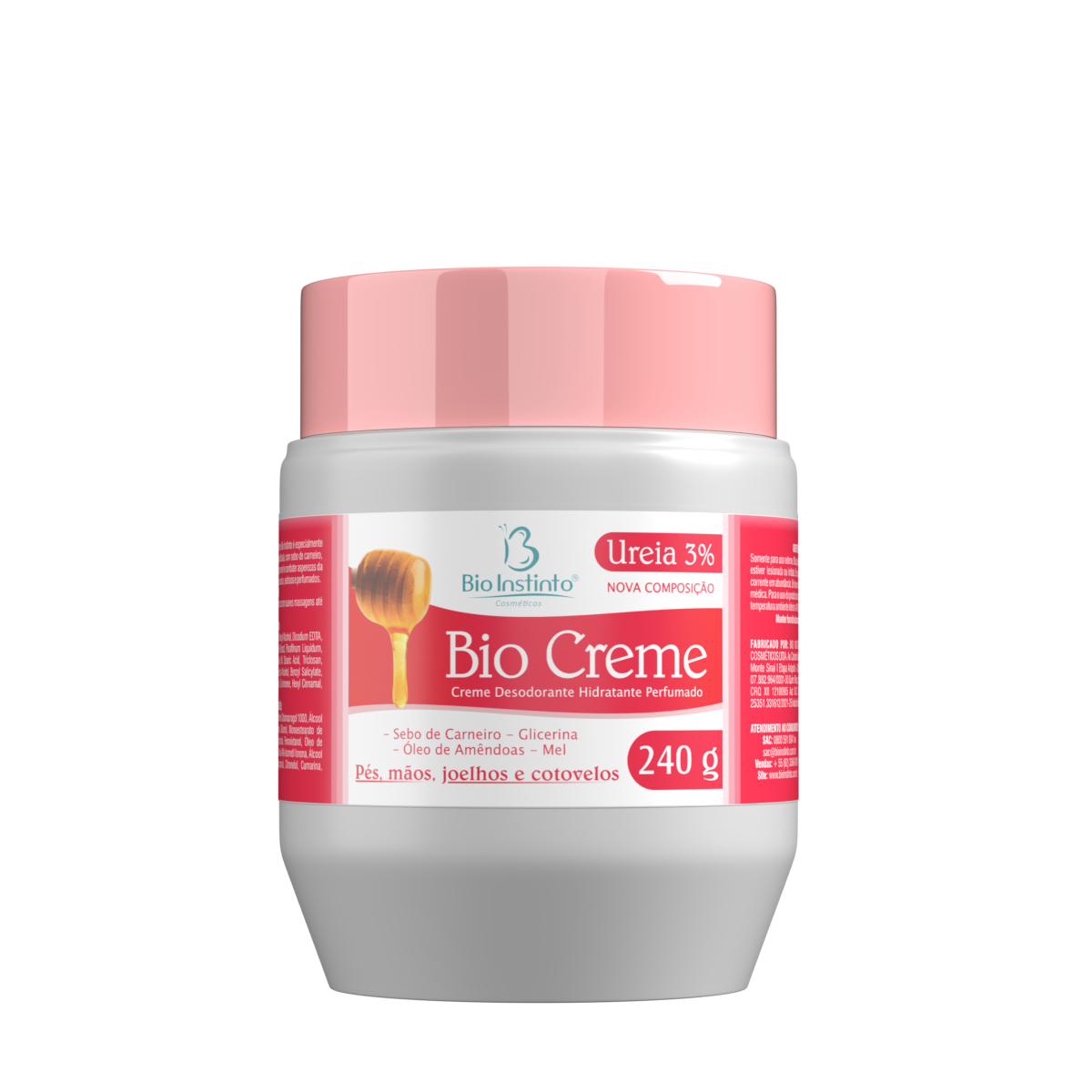 CREME DES HIDRA PERFUMADO BIO CREME 240G BIO INSTINTO