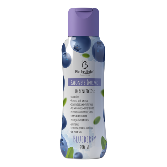 SABONETE INTIMO 10 BENEFICIOS BLUEBERRY 200ML BIO INSTINTO