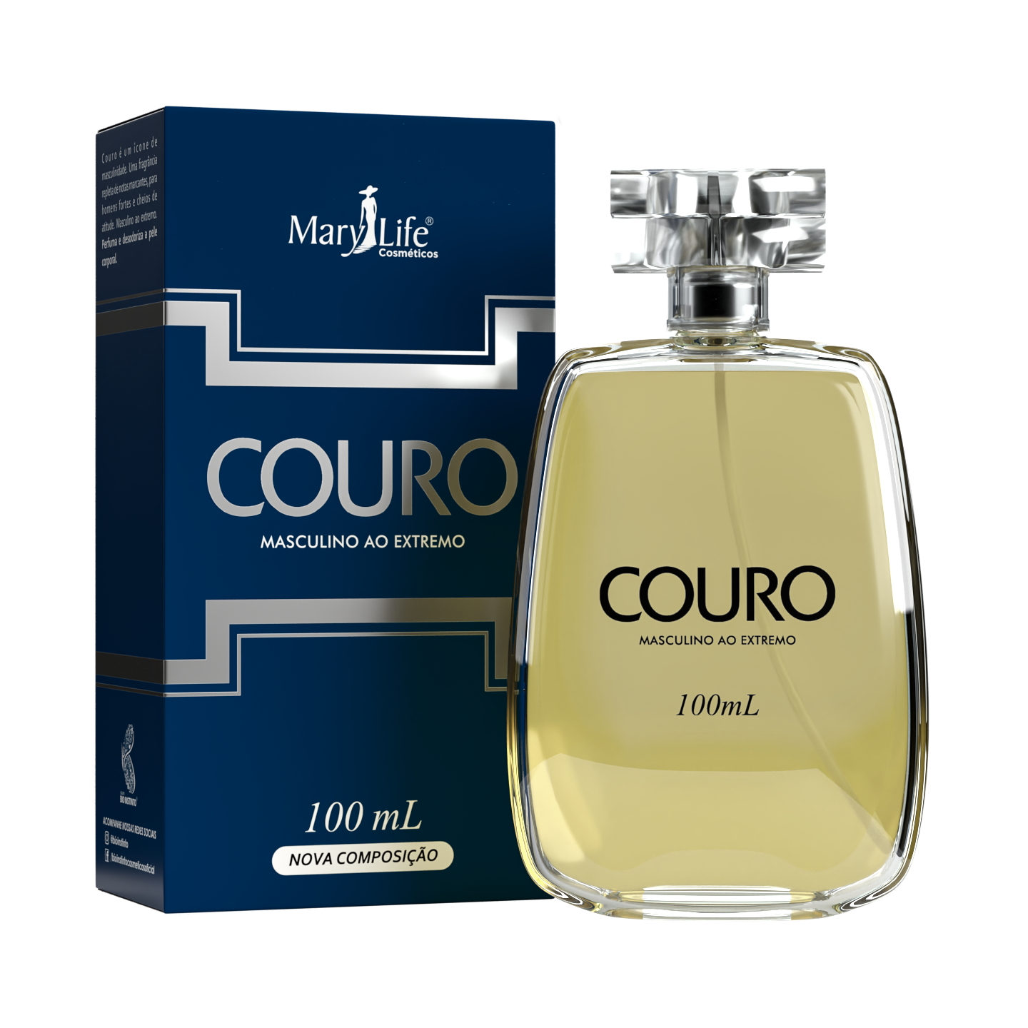 DEO COL. DES. COURO 100 100ML MARY LIFE