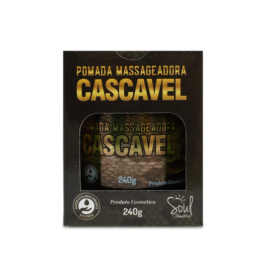 POMADA MASSAGEADORA CASCAVEL 240G SOUL