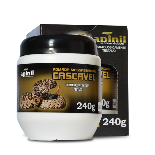 POMADA MASSAGEADORA CASCAVEL 240G APINIL