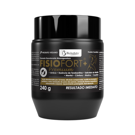 POMADA MASSAG. FISIOFORT PREMIUM 240G BIO INSTINTO