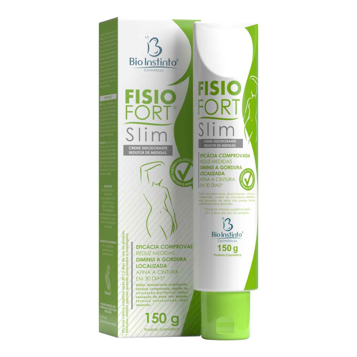 CREME REDUTOR DE MEDIDAS FISIOFORT SLIM 150G BIO INSTINTO