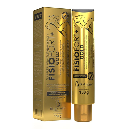 POMADA MASSAGEADORA FISIOFORT GOLD 150G BIO INSTINTO