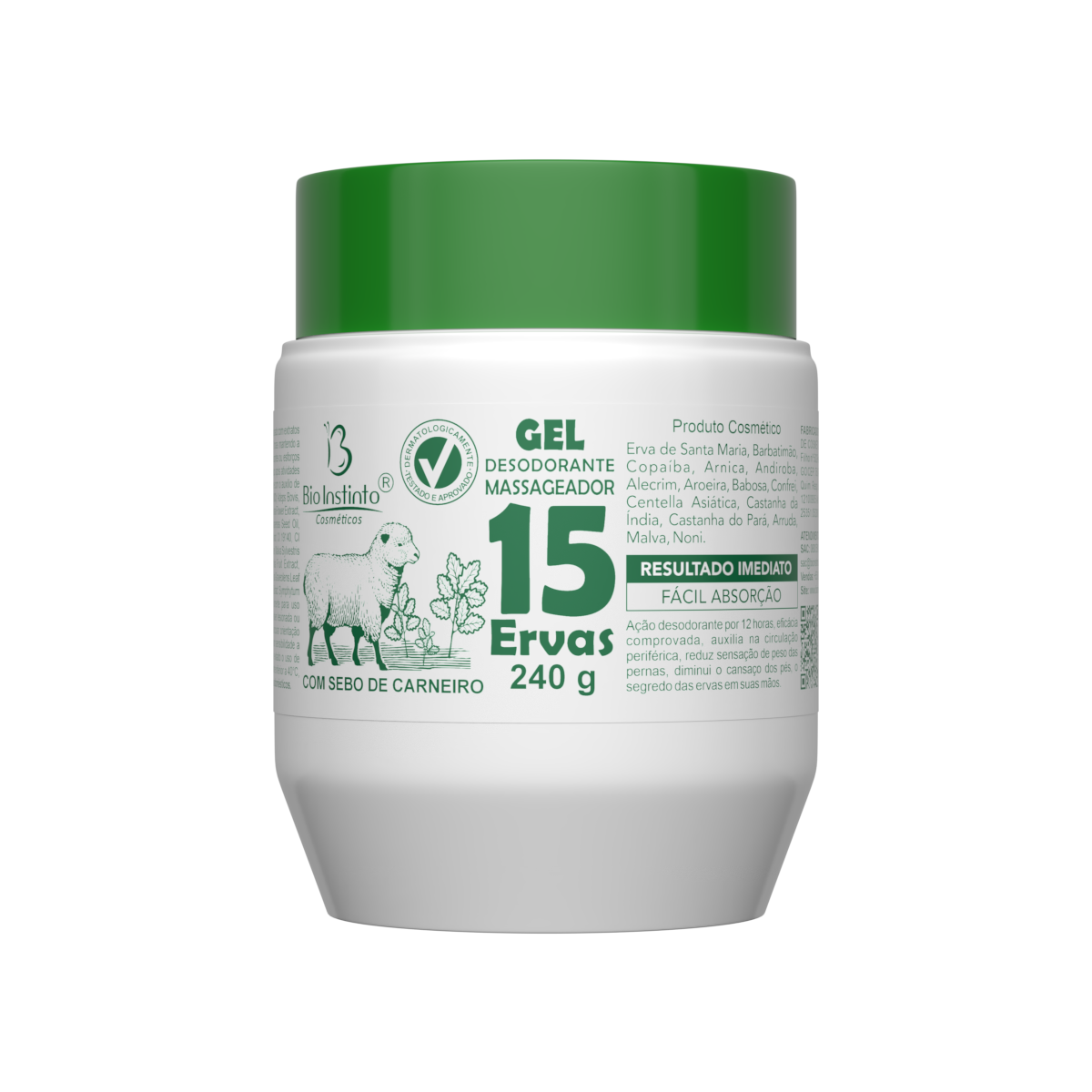 GEL 15 ERVAS 240G BIO INSTINTO