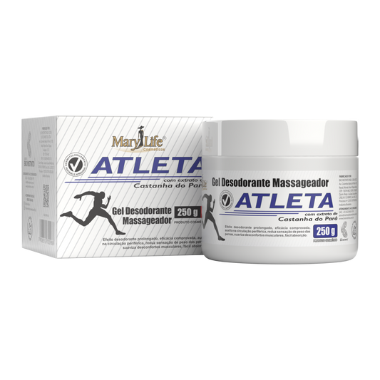 GEL PARA MASSAGENS ATLETA 250G MARY LIFE