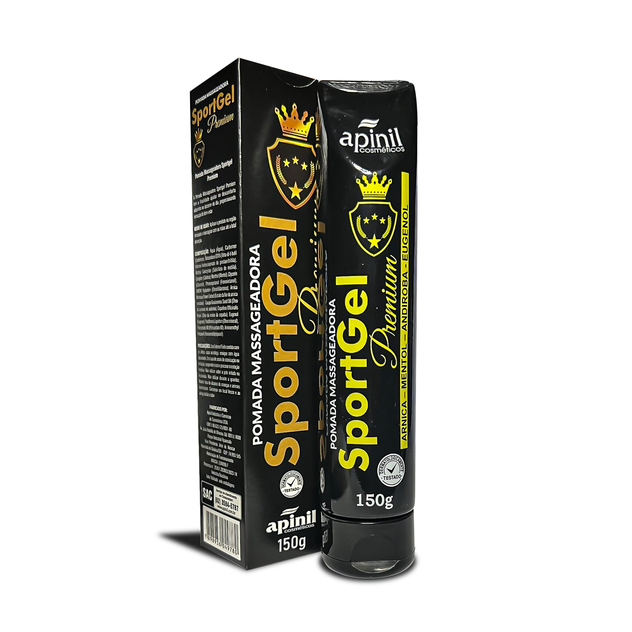 POMADA MASSAGEADORA SPORTGEL PREMIUM 150G APINIL