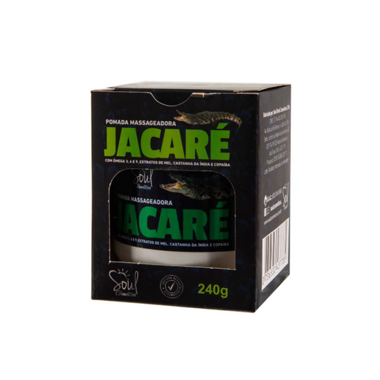 POMADA MASSAGEADORA JACARE 240G SOUL