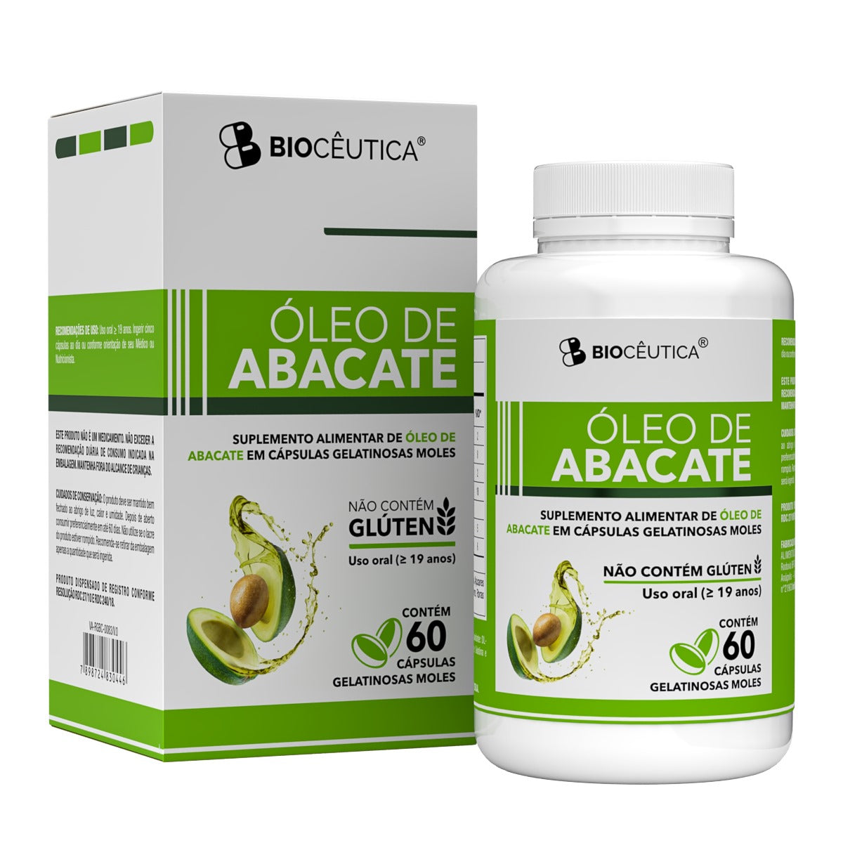 SUPLEMENTO ALIMENTAR OLEO DE ABACATE BIOCEUTICA