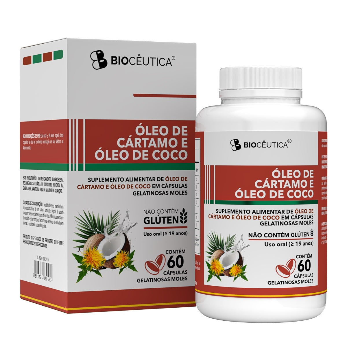 SUPLEMENTO ALIMENTAR OLEO DE CARTAMO BIOCEUTICA