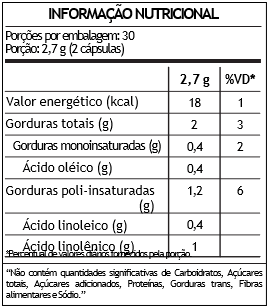 SUPLEMENTO ALIMENTAR OLEO DE LINHAÇA BIOCEUTICA