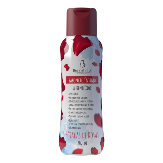 SABONETE INTIMO 10 BENEFICIOS PETALAS DE ROSAS 200ML BIO INSTINTO