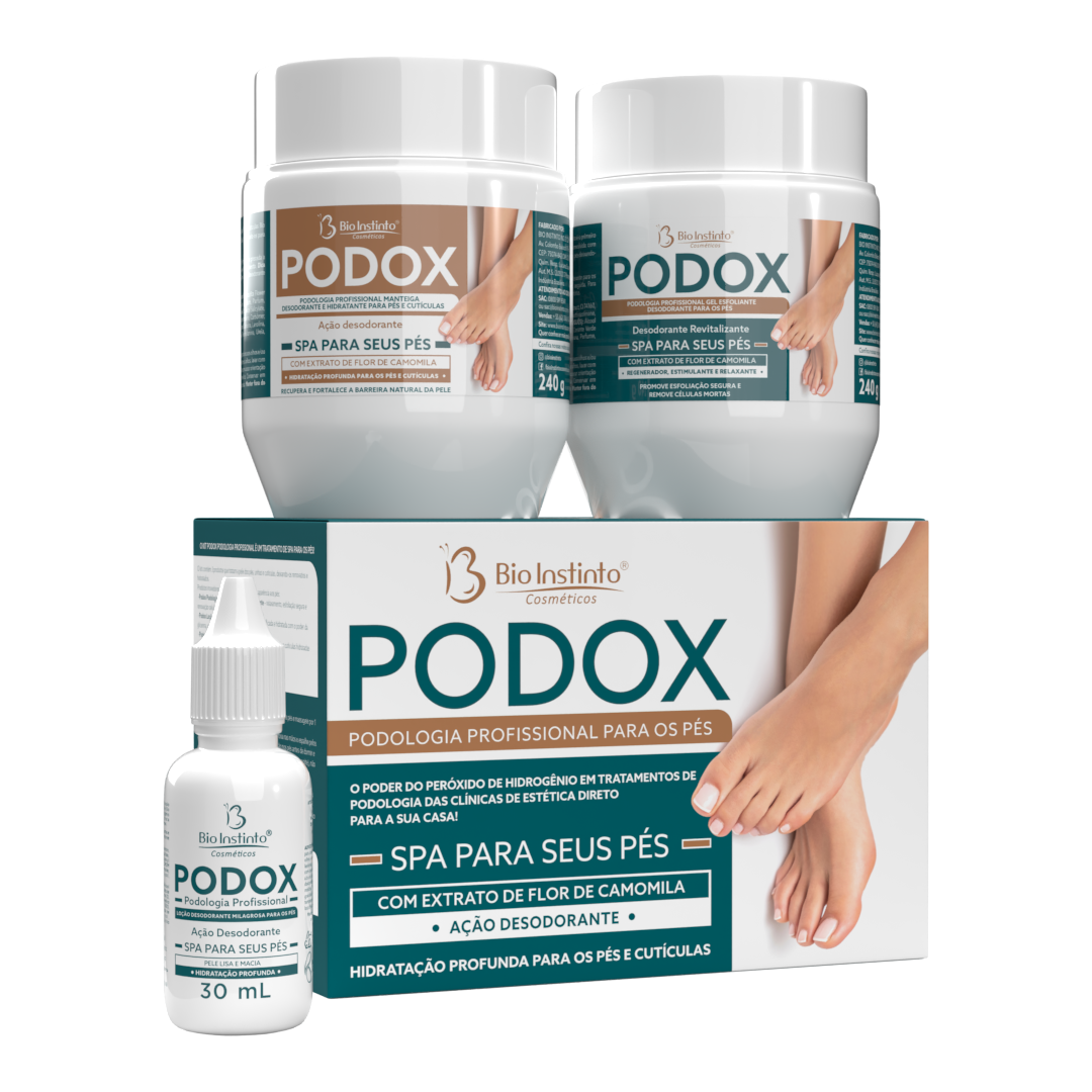 KIT PODOX PODOLOGIA PROFISSIONAL PARA OS PES BIO INSTINTO