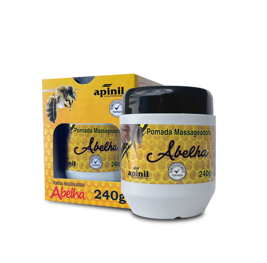 POMADA MASSAGEADORA ABELHA 240G APINIL