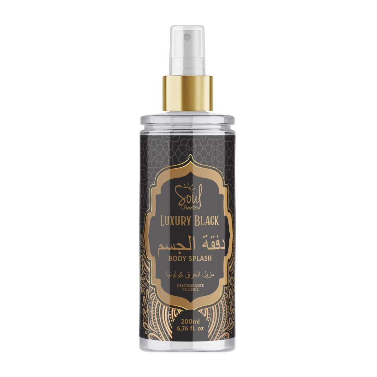 DESODORANTE BODY SPLASH LUXURY BLACK 200ML SOUL