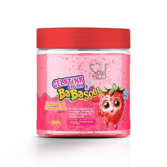 GELATINA CAPILAR BABASOUL MORANGUINHO 500G SOUL