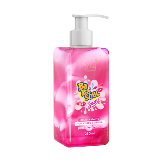 GEL HIDRATANTE BABASOUL SEXY FRUTAS VERMELHAS SOUL