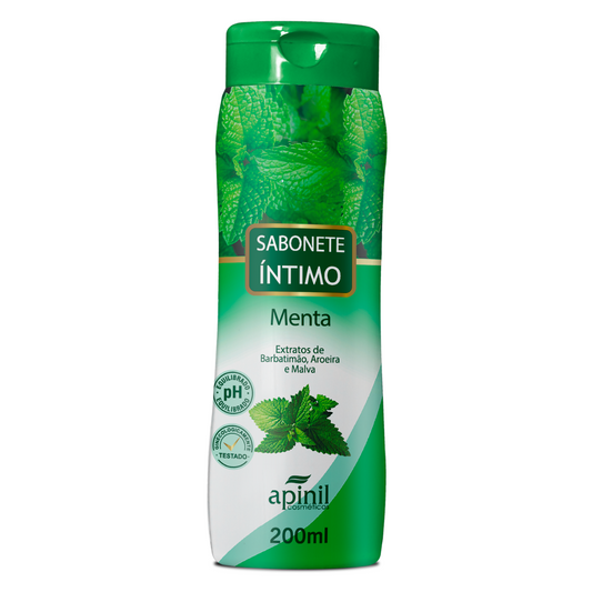 SABONETE INTIMO MENTA 200ML APINIL