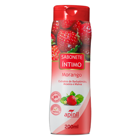 SABONETE INTIMO MORANGO 200ML APINIL