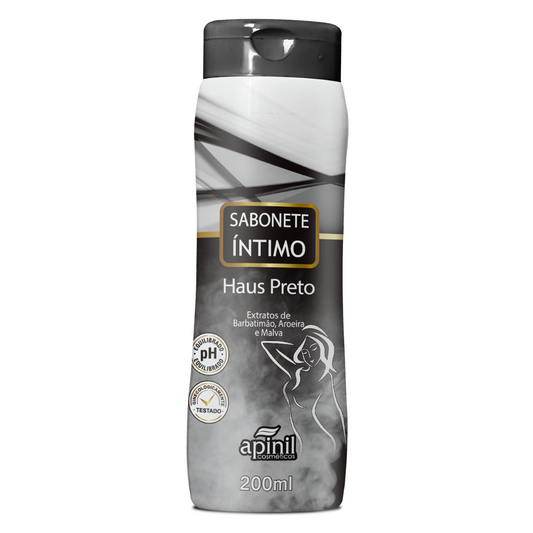 SABONETE INTIMO HAUS PRETO 200ML APINIL