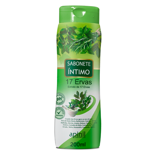 SABONETE INTIMO 17 ERVAS 200ML APINIL