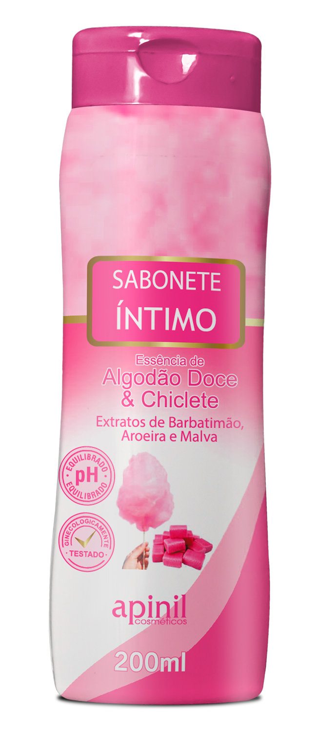 SABONETE INTIMO ALGODAO DOCE & CHICLETE 200ML APINIL