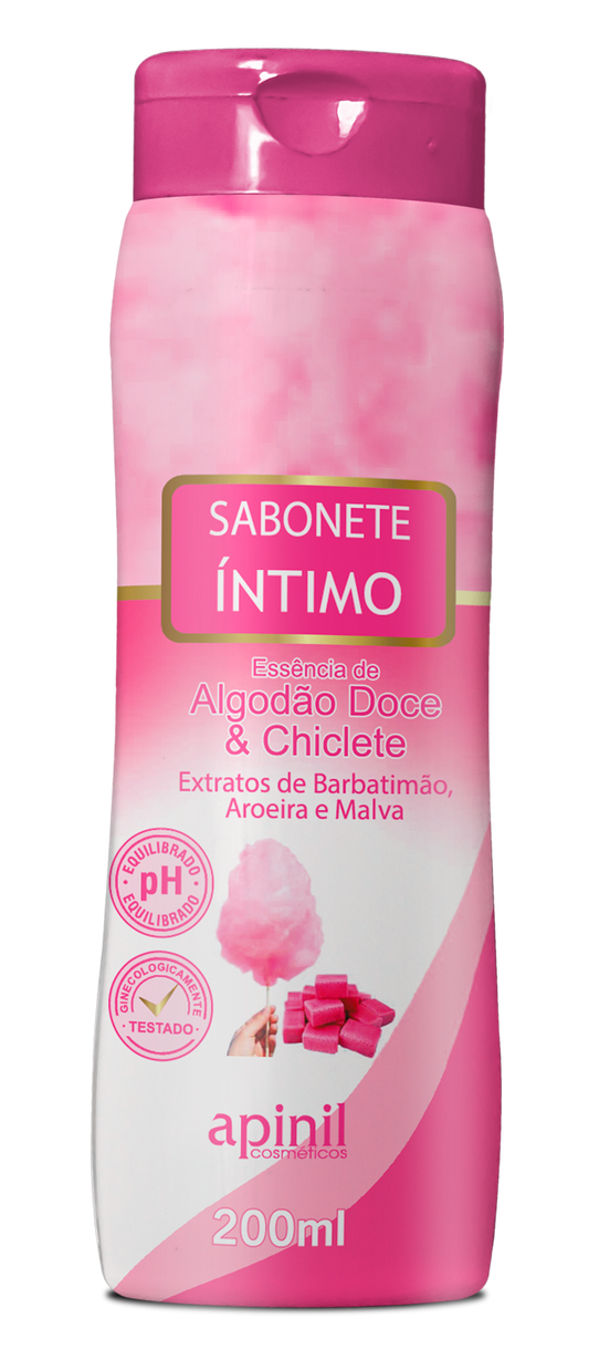 SABONETE INTIMO ALGODAO DOCE & CHICLETE 200ML APINIL