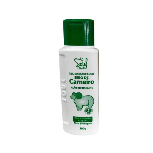 GEL MASSAGEADOR SEBO DE CARNEIRO 200G SOUL