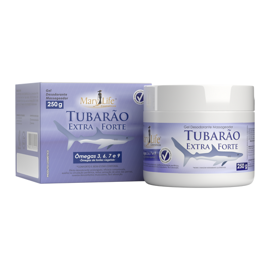 GEL P/ MASSAGENS TUBARAO EXT. FORTE 250G MARY LIFE