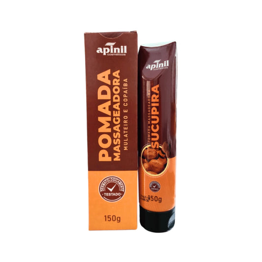 POMADA MASSAGEADORA MULATEIRO E COPAIBA 150G APINIL